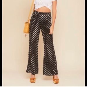 Polka dot pants